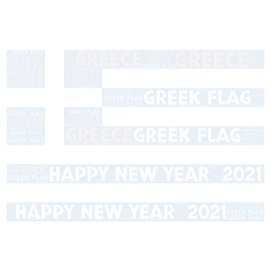 GREECE NEW YEAR word cloud art