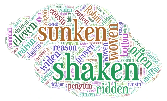 U6W1 word cloud art