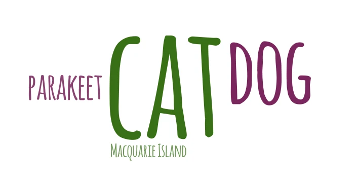Macquarie Island word cloud art