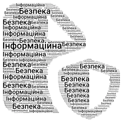 Information Security word cloud art