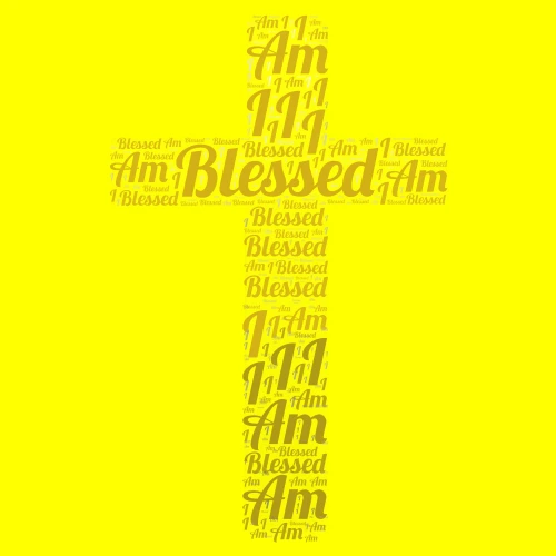 We are blessed everyday and we don't even know it. word cloud art
