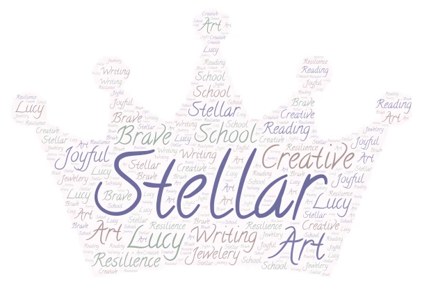 Stellar word cloud art