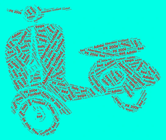 All about dad word cloud art