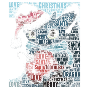Merry Christmas! word cloud art