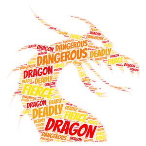 DoagonStar word cloud art