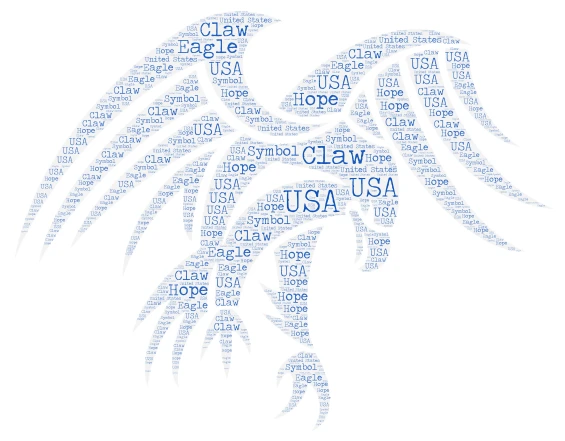 Eaglin' Up In Here word cloud art