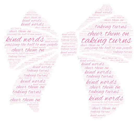show kindness  word cloud art
