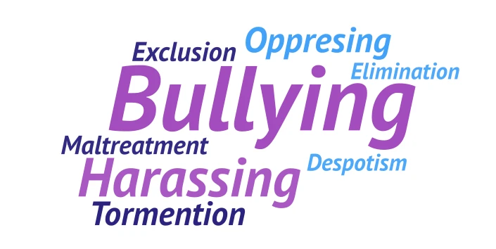 Bullying Cloud word cloud art