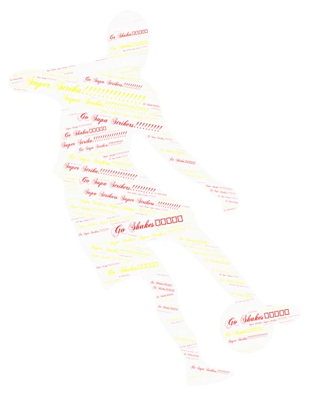 Supa Strikas!!!!!!! word cloud art