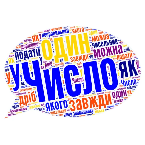 неправильний дріб word cloud art