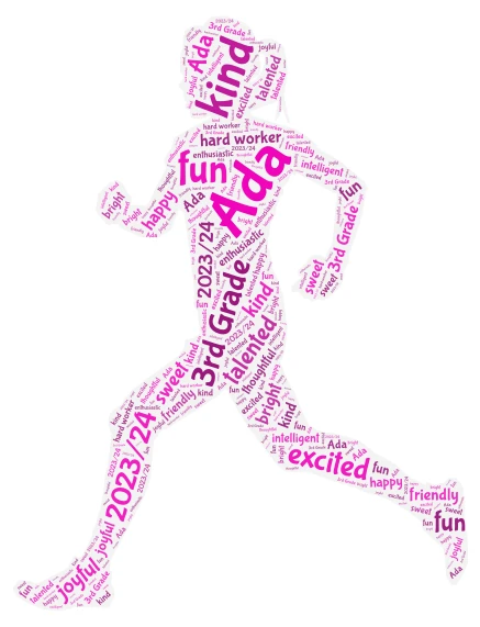 Ada word cloud art