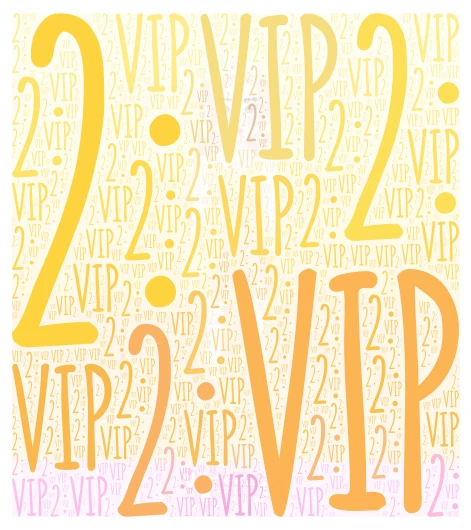 2: VIP word cloud art