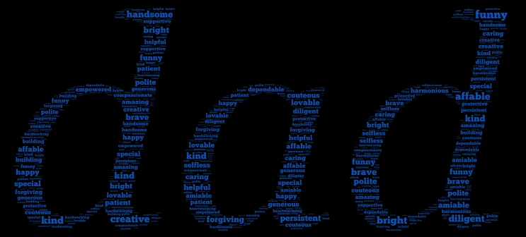 father day word cloud art