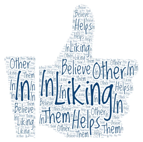 Like pls word cloud art