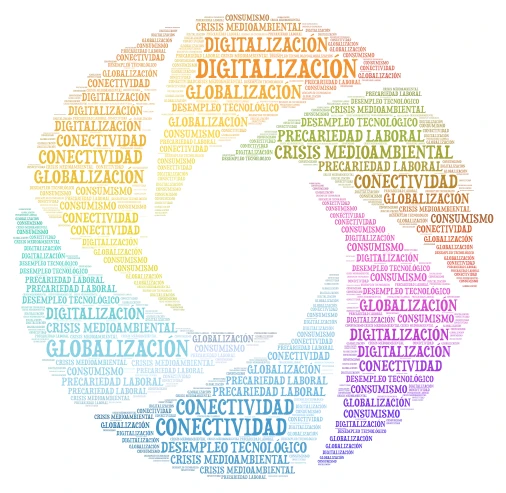 sociedad word cloud art