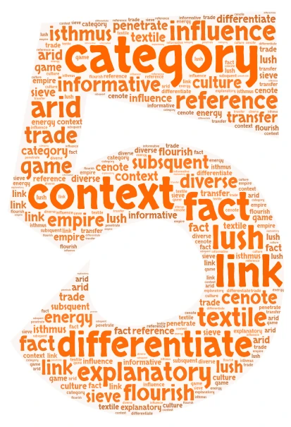 spelling5 word cloud art