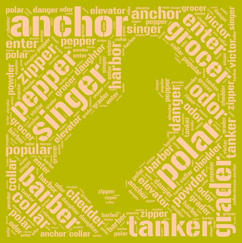 spelling word cloud art