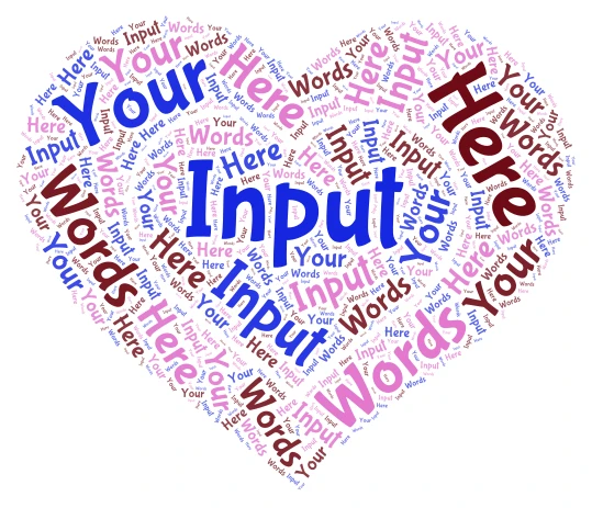 nube de palabras word cloud art