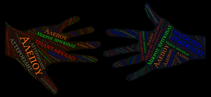 mikros prigipas word cloud art