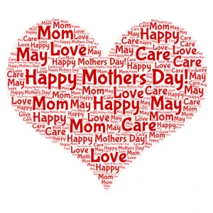 Happy Mother Day! word cloud art