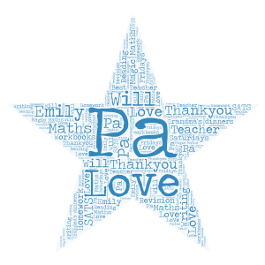 PA 10 word cloud art