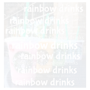 Starbucks Rainbow Drinks ( love if you what to find these) word cloud art
