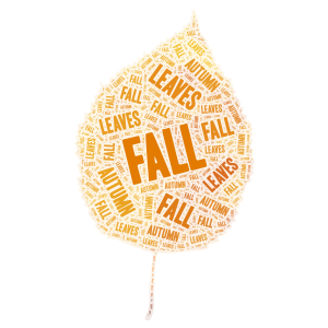 Fall Is Here! word cloud art