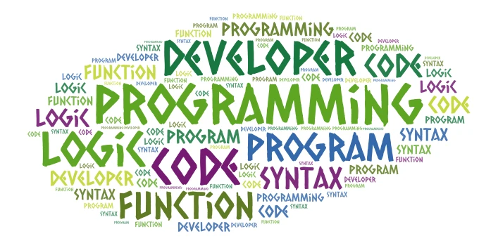 Programming word cloud art