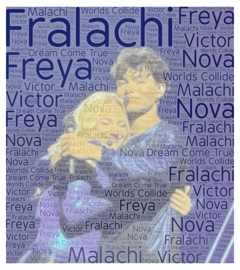 Fralachi word cloud art