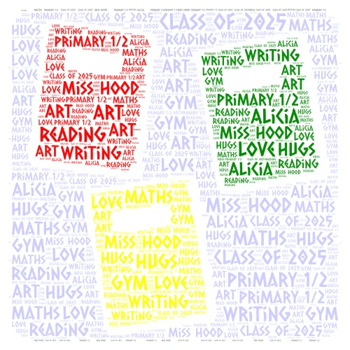 Miss hood word cloud art