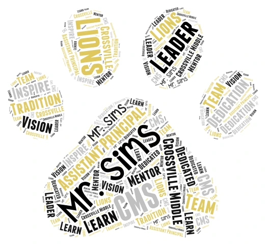 MR sims word cloud art
