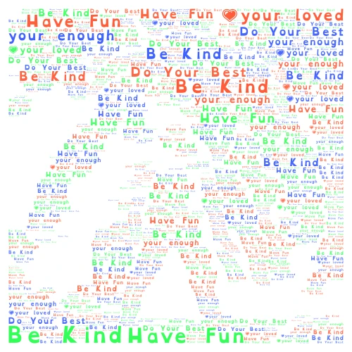 Lochlan word cloud art