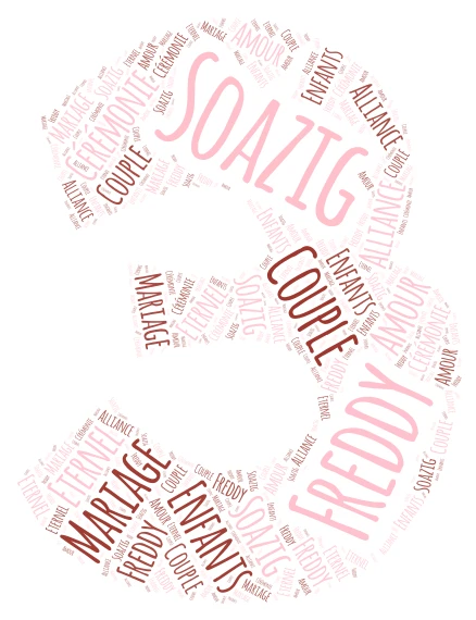 Soso Freddy J-3 mois word cloud art