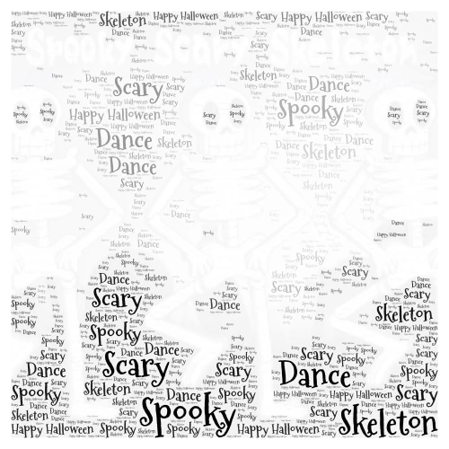 Fold Your Screen Down (🎃Happy Halloween👻) word cloud art