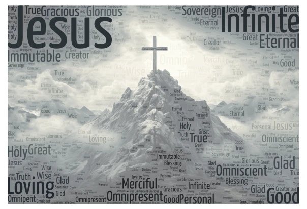 Jesus  word cloud art