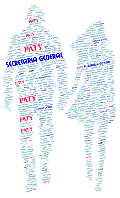 SECRETARIA GENERAL word cloud art