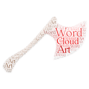 axck word cloud art