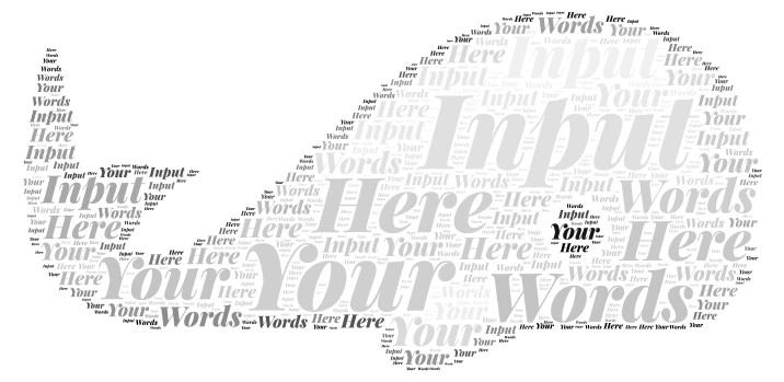 y word cloud art