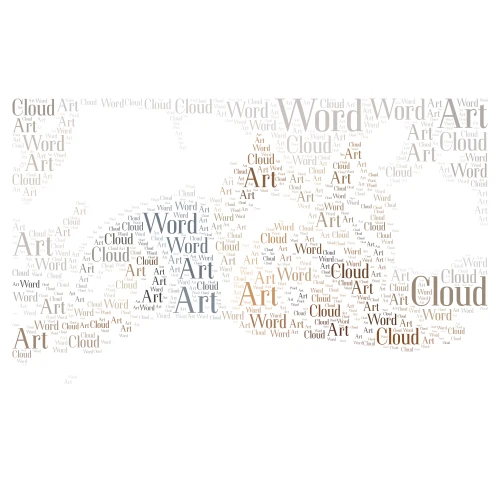 I love Yorkies! word cloud art