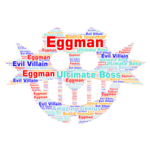 Eggman Art word cloud art
