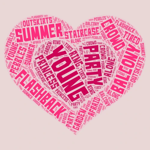 TAYLOR SWIFT LOVE STORY word cloud art