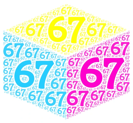 67 word cloud art