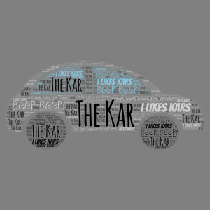 THE KAR word cloud art
