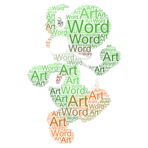 Word Art 5 word cloud art
