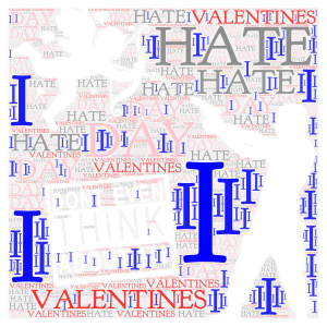I Hate this Day word cloud art