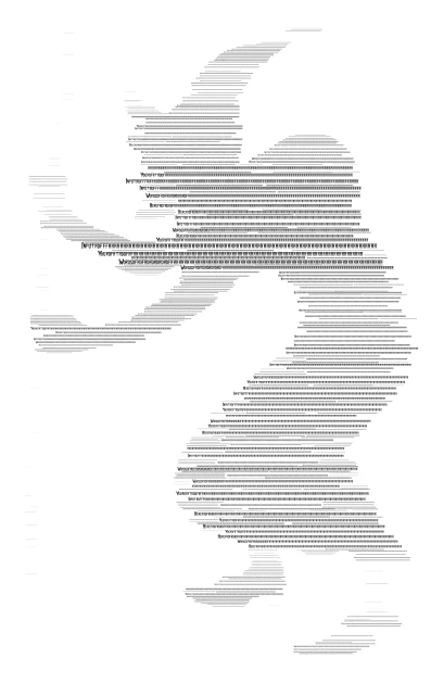 Thing (I'm Scared) word cloud art