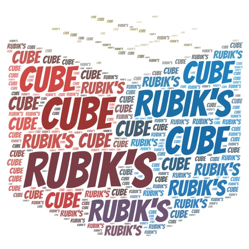 Get to 175 views and 50 loves andI will tell how fast a can solve Rubik's Cube word cloud art