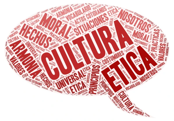 NUBE DE PALABRAS ETICA PROFESIONAL. ROSAURA word cloud art