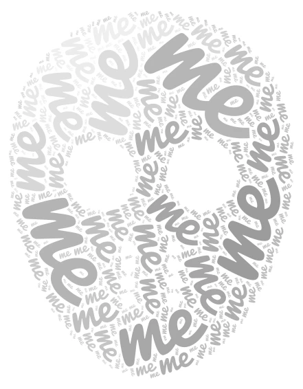  not me? word cloud art