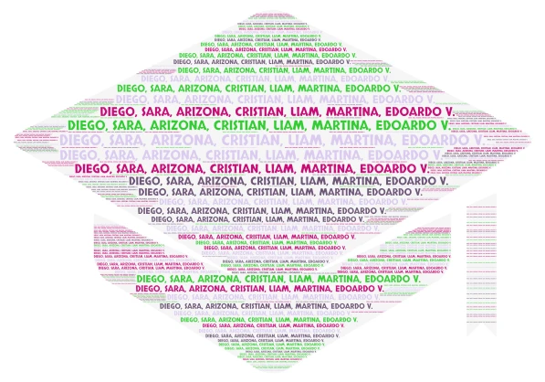 School Graduation Cap word cloud art